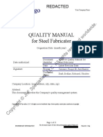 Aisc Quality Manual Demo