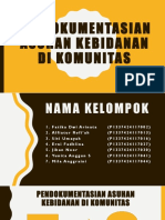 Pendokumentasian Askeb Komunitas