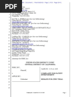 Pinn Inc v. Apple - Patent Infringement