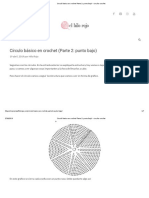 Círculo Básico en Crochet (Parte 2_ Punto Bajo) - Círculos Crochet