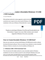 3 Methods To Create A Bootable Windows 10 USB / DVD Installer