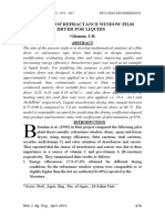 Modeling of Refractance Window Film PDF