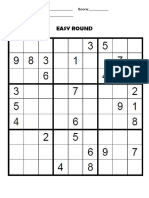 Sudoku Easy, Average and Difficult