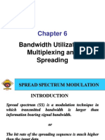 Bandwidth Utilization: Multiplexing and Spreading