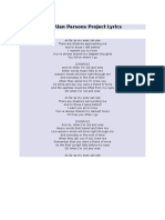 The Alan Parsons Project Lyrics