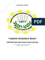 CAREER GUIDANCE WEEK CGP ROLL OUT AND CAREER DRESS UP DAY
