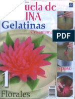 Crisantemo en Gelatina 3D