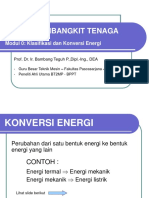 Klasifikasi Dan Konversi Energi