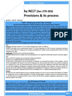 Winding Up by NCLT Winding Up Provisions & Its Process: (Sec 270-303) (Sec 324-365)