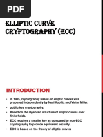 Ellipitic Curve Cryptography