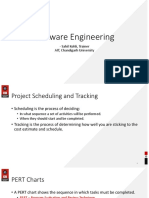 Software Engineering Project Scheduling and Tracking Techniques