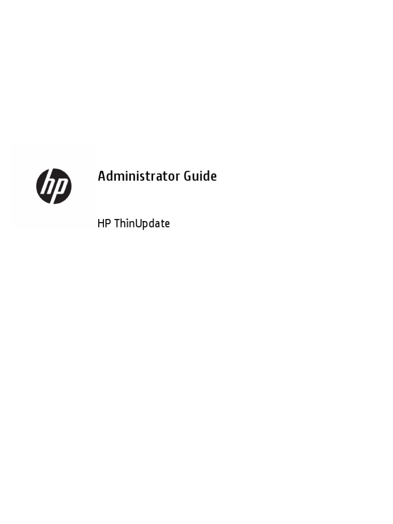 Administrator Guide - HP T530 | PDF | Usb Flash Drive | Booting