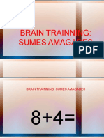 Brain Trainning: Sumes Amagades
