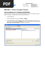 How To Install The CCS C Compiler Inside MPLAB X