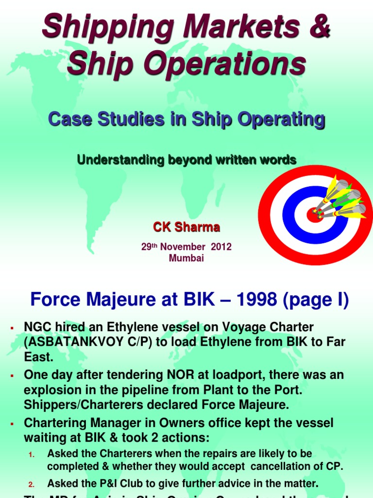 Ship Operations Case Studies and Insights | PDF | Cargo | Oil Tanker