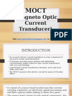 MOCT - Measuring Current Using Magneto-Optic Effect