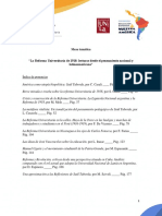 Reforma Universitaria de 1918 PDF