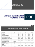 Unidad 10 Medidas de Rentabilidad de Un Proyecto Minero