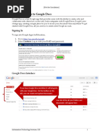 Introduction To Google Docs