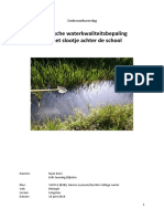 Verslag Waterkwaliteitsbepaling Biologie