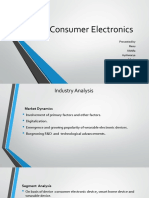 Consumer Electronics: Presented by Renu Alshifa Ayshwarya Merin Neeraja Vandana Aswanth