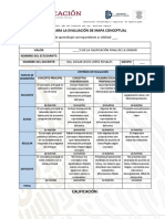 Rúbrica para La Evaluación de Mapa Conceptual