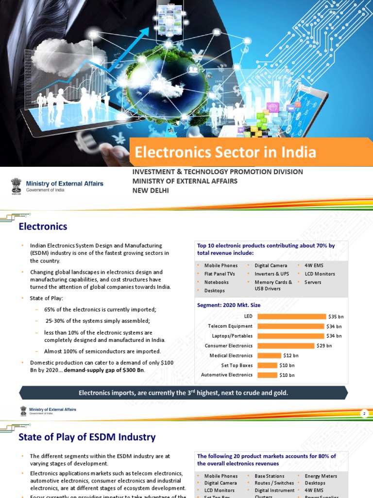 Growth of India's Electronics Sector | PDF | Printed Circuit Board ...