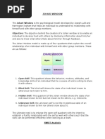 Johari, SWOT - Notes