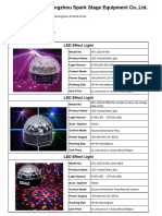 Guangzhou Spark Stage Equipment Co.,Ltd.: LED Effect Light