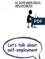 Working Towards Self-Employment