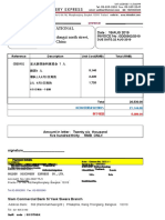 Invoice - Seasky International Business Travel Gde0902