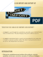 Effect of Attacks On Import and Export of Pakistan