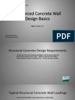 Reinforced Concrete Wall Design Basics - OShea PDF