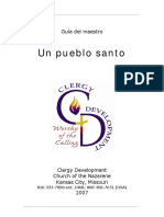 Libro Un Pueblo Santo - Maestro PDF