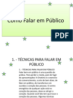 Como Falar em Público