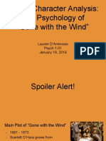 A Brief Character Analysis: The Psychology of "Gone With The Wind"