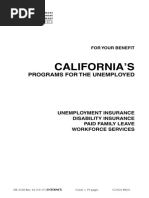 CA Unemployment Brochure