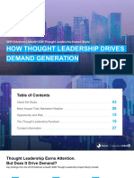 How Thought Leadership Drives Demand Generation: 2019 Edelman-Linkedin B2B Thought Leadership Impact Study