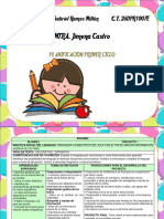 Planificacion - Septiembre Multigrado PDF