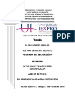 Tesis Doctoral. Absentismo Escolar