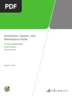 Installation, Support, and Maintenance Guide: X7 Series Satellite Router