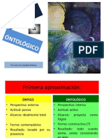 Óntico Vs Ontológico