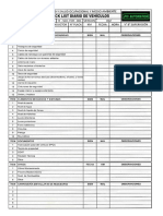 Formato Check List Diario de Vehiculos