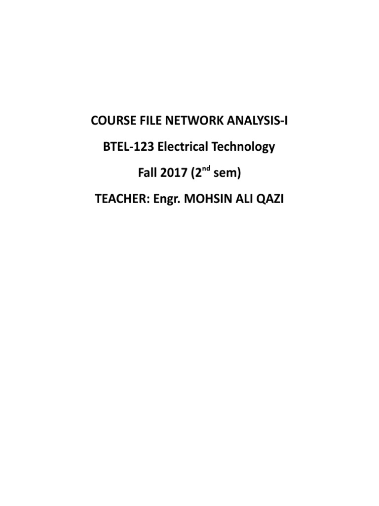 Course File 1 | PDF | Science & Mathematics | Computers