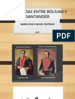 Diferencias Entre Bolivar y Santander