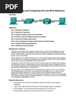 CCNA Identifying and Configuring IPv4 and IPv6 Addresses 