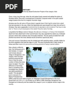 KULIATAN MARINE SANCTUARY A Case Study On The Community Based Ecotourism Project of San Joaquin, Iloilo