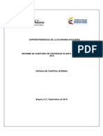 Informe Auditoria Propiedad Planta y Equipo 2016