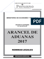 0 D.S. 342-2016-EF ARANCELES ADUANEROS.pdf