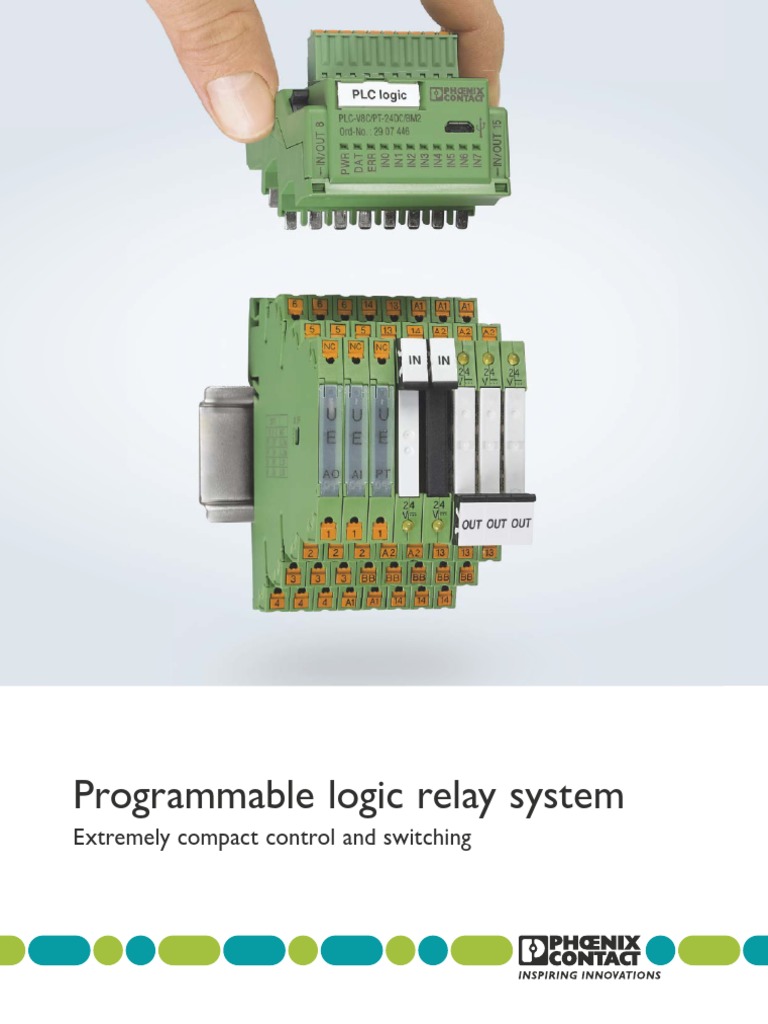 Programmable Logic Relay System: Extremely Compact Control and Switching |  PDF | Programmable Logic Controller | Mobile App